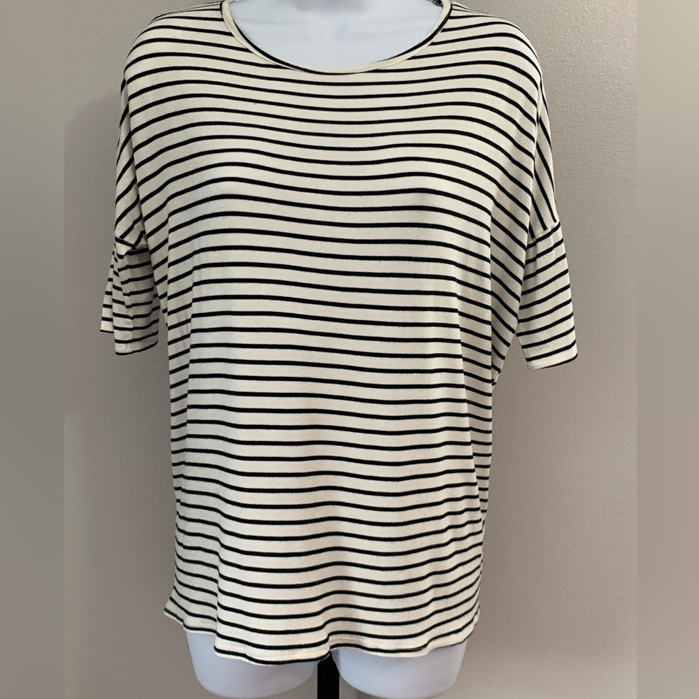 Bom Bom Oversized Striped Tee